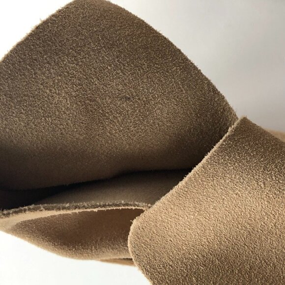 MICHAEL KORS ankle suede leather cut boot gold hardware buckle logo all season 8 - Picture 15 of 15